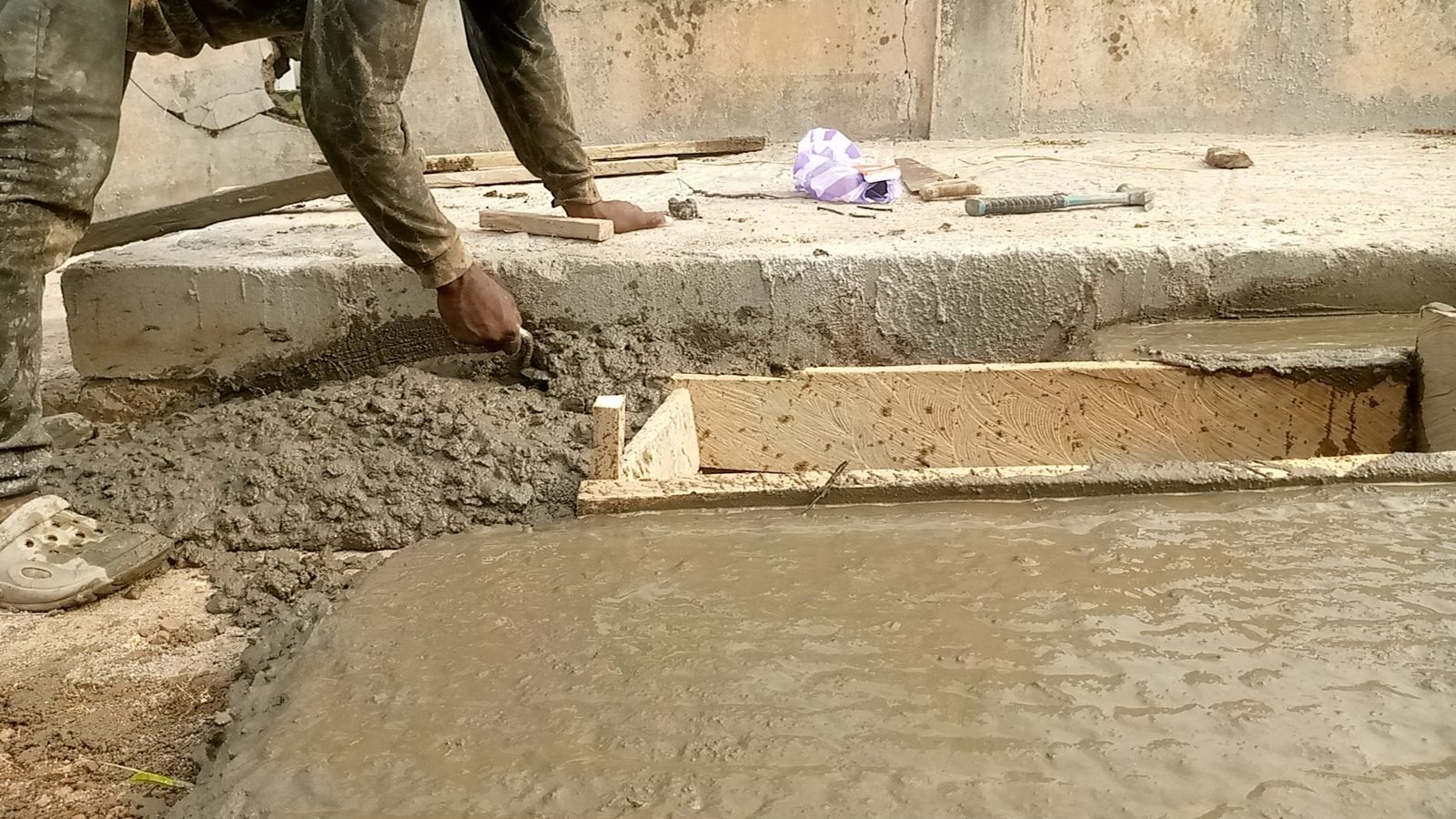 Plastering & Screeding — illustrative photo of a site in Ghana